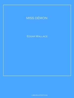 cover image of MISS DÉMON